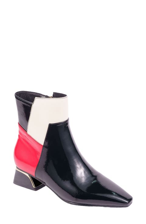 Rudy Faux Leather Pointed Toe Bootie