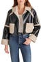 Steve Madden Faux Shearling Trim Faux Leather Jacket | Nordstromrack