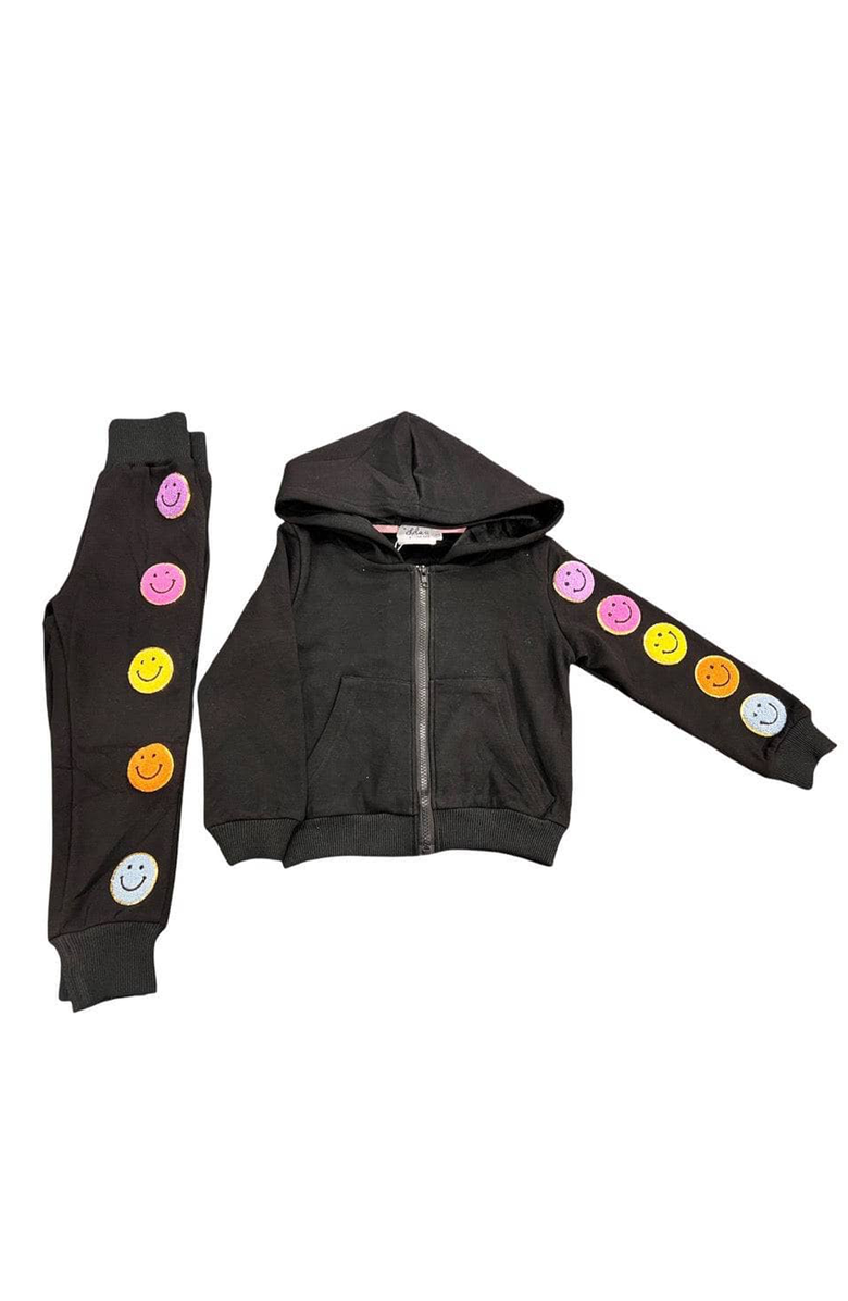 Lola + The Boys Rainbow Cozy Emoji Set, Main, color, 