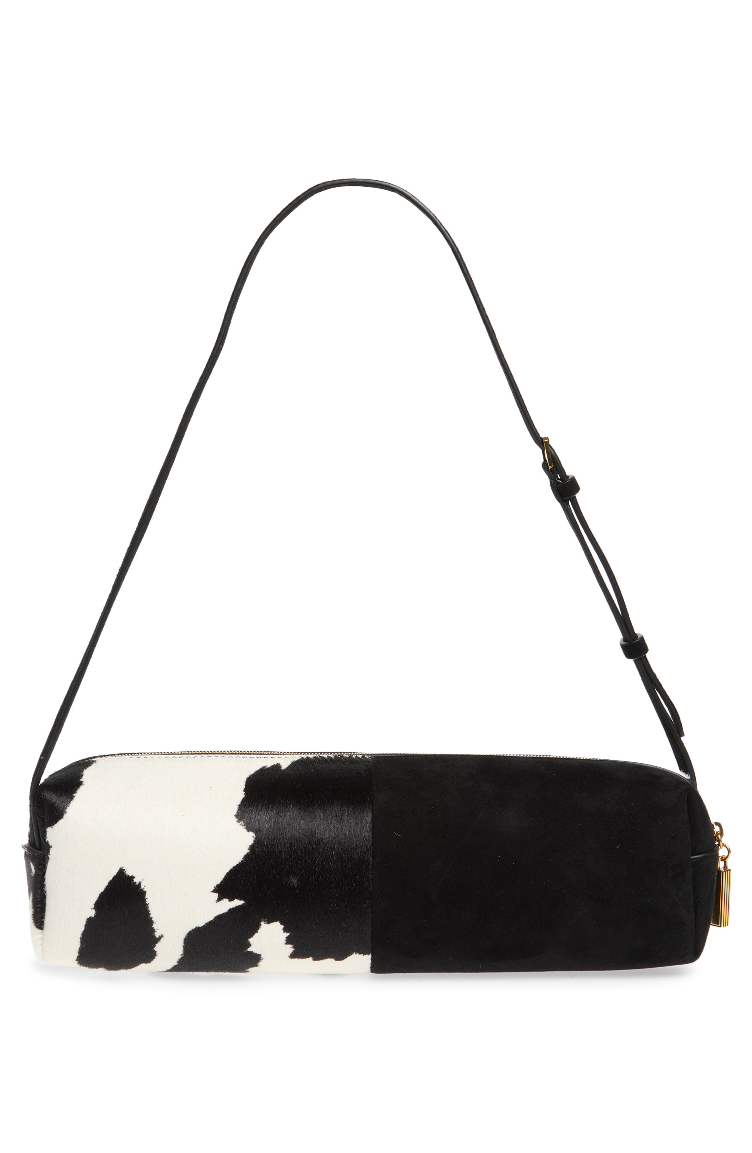 Kye Calf Hair and Suede Shoulder Bag, Alternate, color, NATURAL