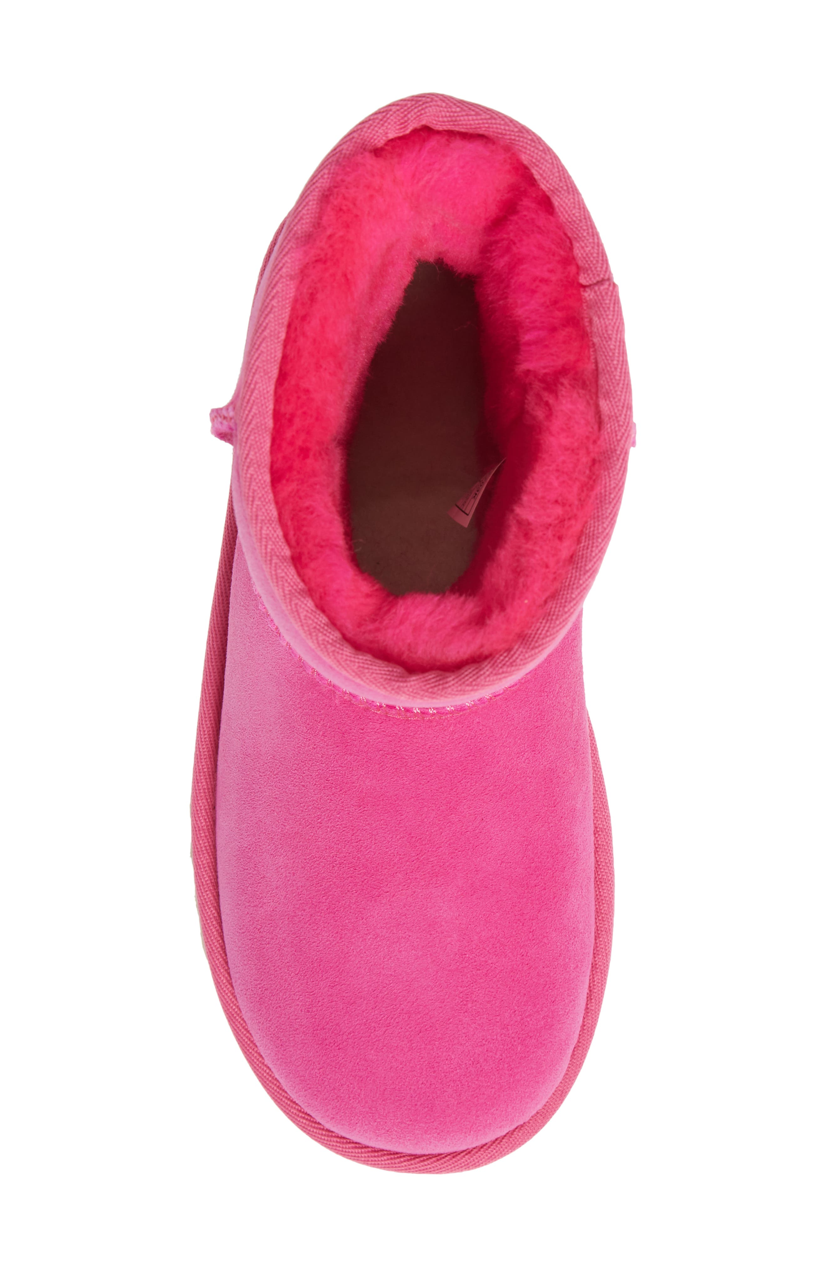 UGG<sup>®</sup> Kids' Classic Short II Water Resistant Genuine Shearling Boot, Alternate, color, Sachet Pink