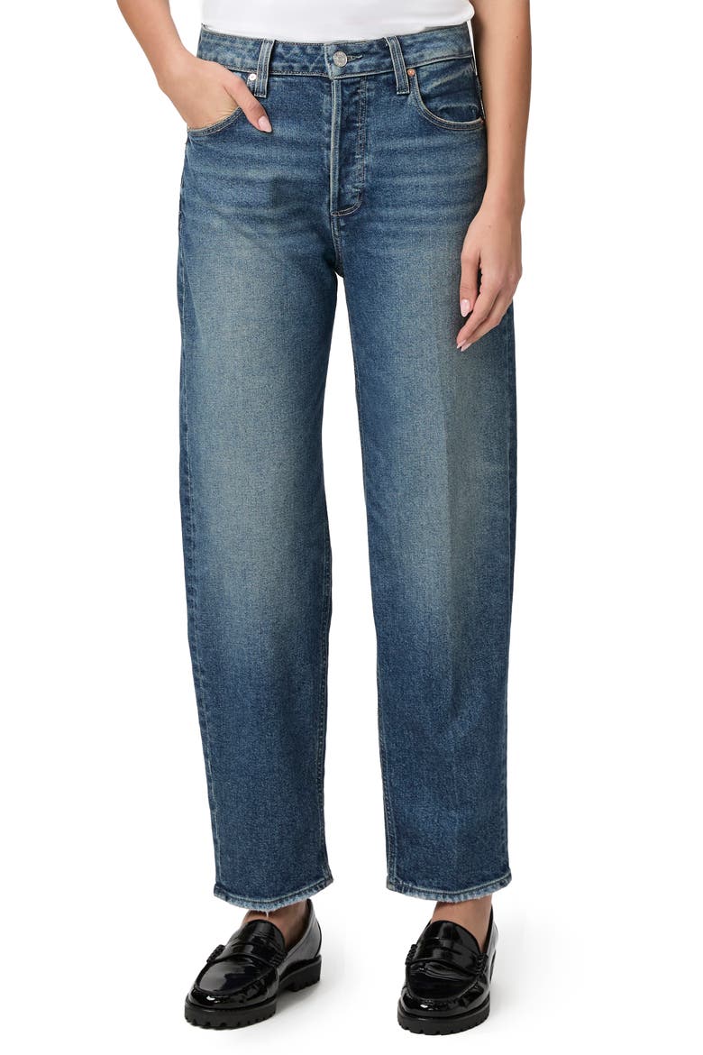 Alexis High Waist Ankle Barrel Jeans, Main, color, LOVEJOY DISTRESSED