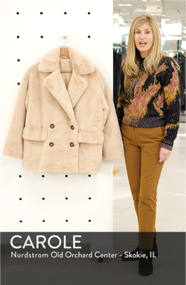 Kate Faux Fur Coat, sales video thumbnail