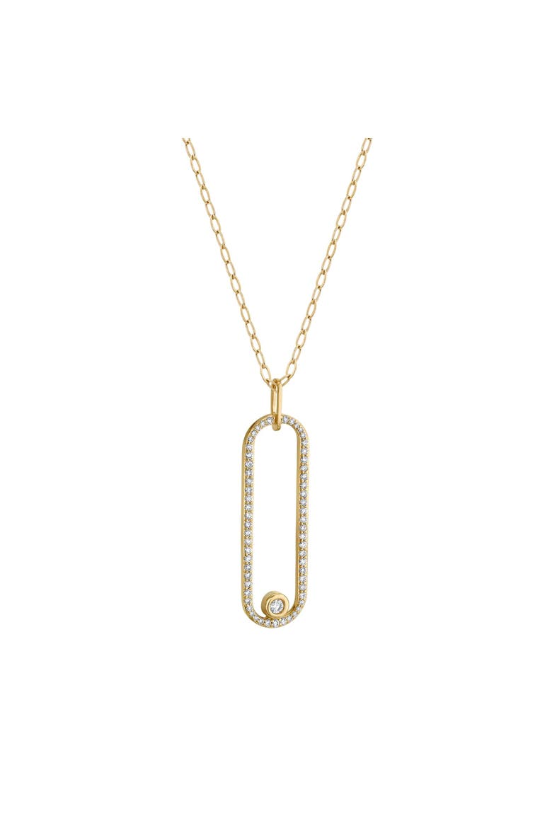 Link Longline Pendant Necklace, Main, color, Yellow Gold