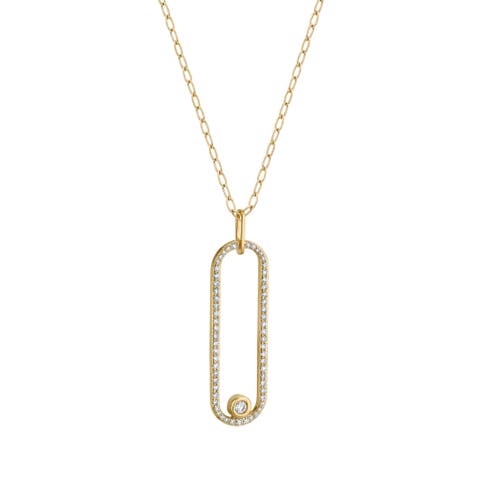 Link Longline Pendant Necklace