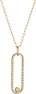 Michael M Link Longline Pendant Necklace