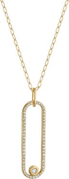 Michael M Link Longline Pendant Necklace