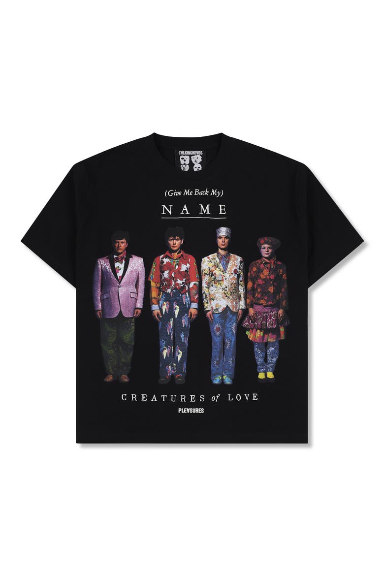 Creatures Heavyweight Graphic T-Shirt, Main, color, BLACK