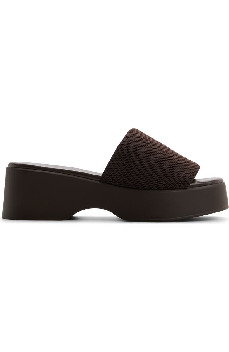 Call It Spring By Aldo Noemii Platform Slide Sandal, Alternate, color, Dark Brown