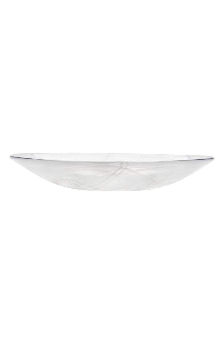 Kosta Boda Contrast Dish, Main, color, White