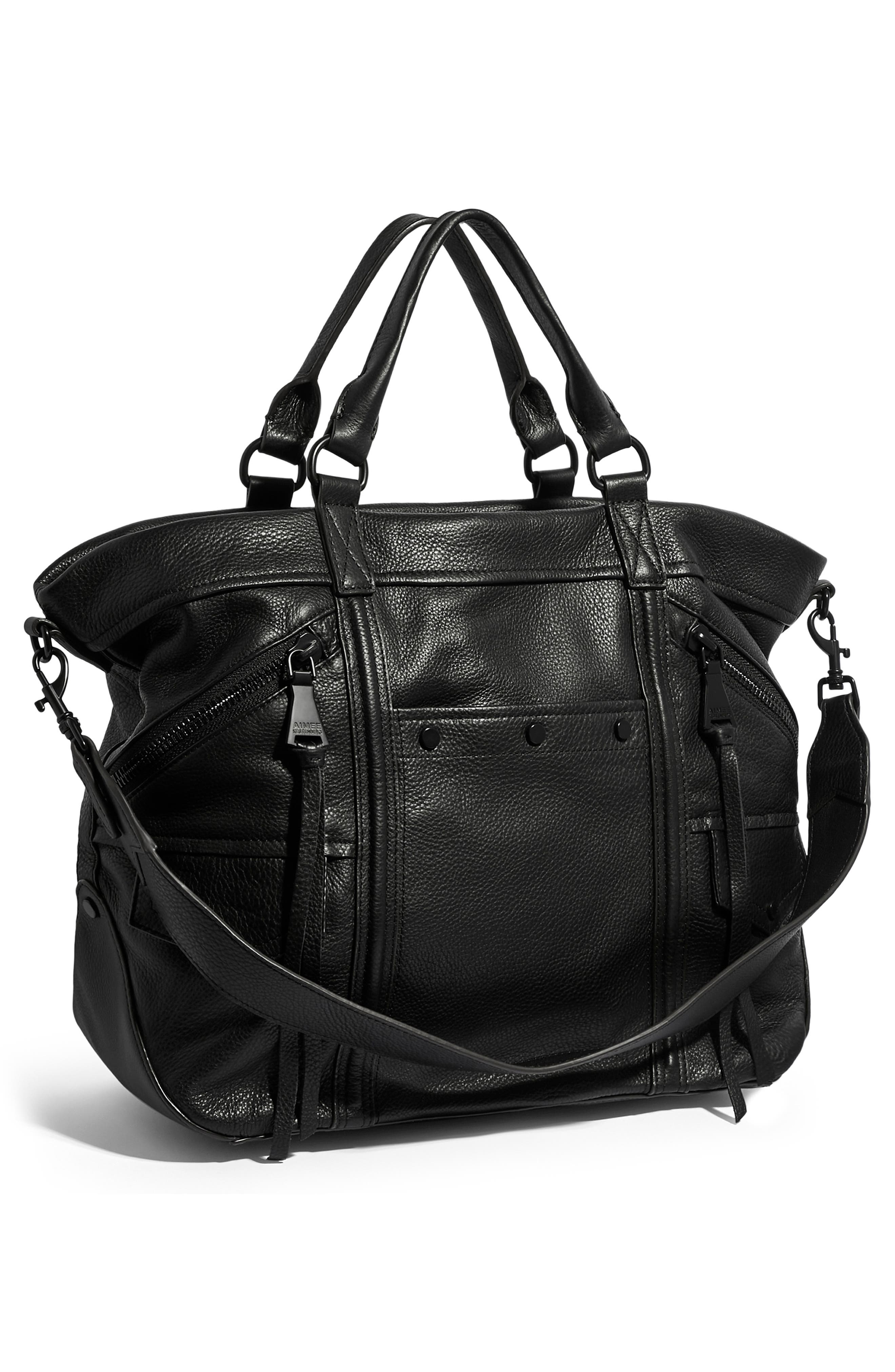 Aimee Kestenberg Fair Game Convertible Tote, Alternate, color, Black