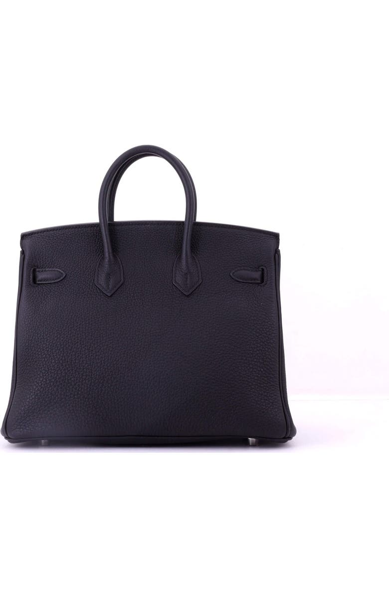 Pre-Owned Hermes Birkin Handbag Black Togo with Palladium Hardware 25, Alternate, color, Noir