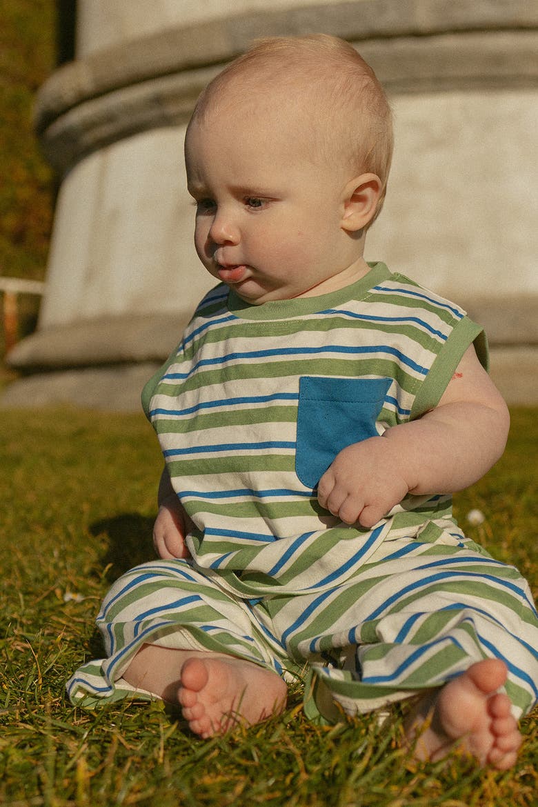Jensen Set, Alternate, color, Blue Green Stripe