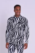 OOSC Baselayer Top - Hotel California Zebra Print Men's