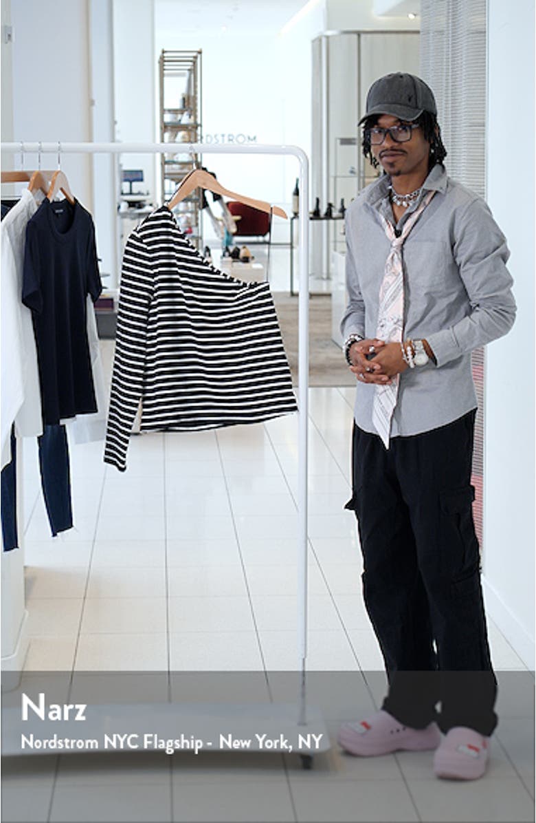 Stripe One-Shoulder Asymmetric Top, sales video thumbnail