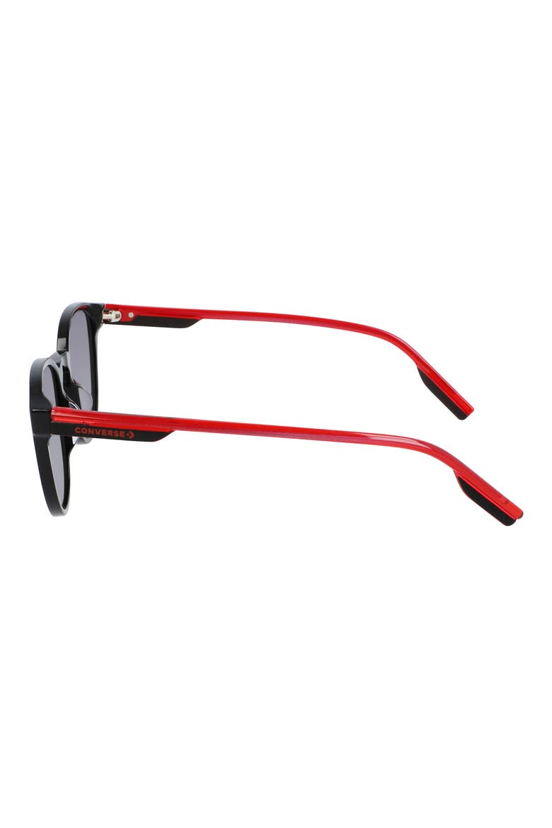 Disrupt 52mm Round Sunglasses, Alternate, color, BLACK/ GREY