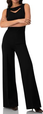 IVONNE Sleeveless Round Neck Jumpsuit