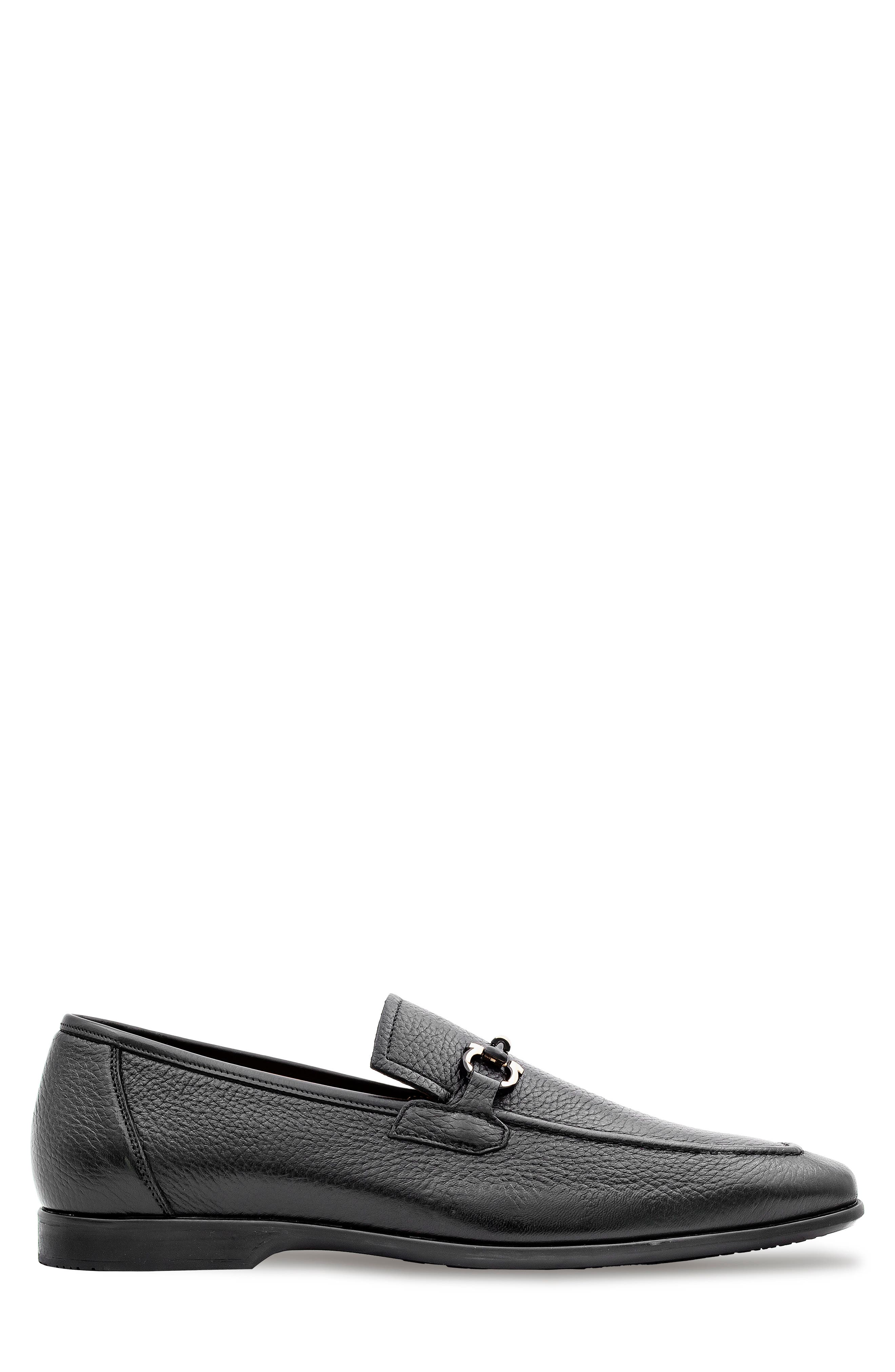 Mezlan Marinelli Bit Loafer, Alternate, color, Black