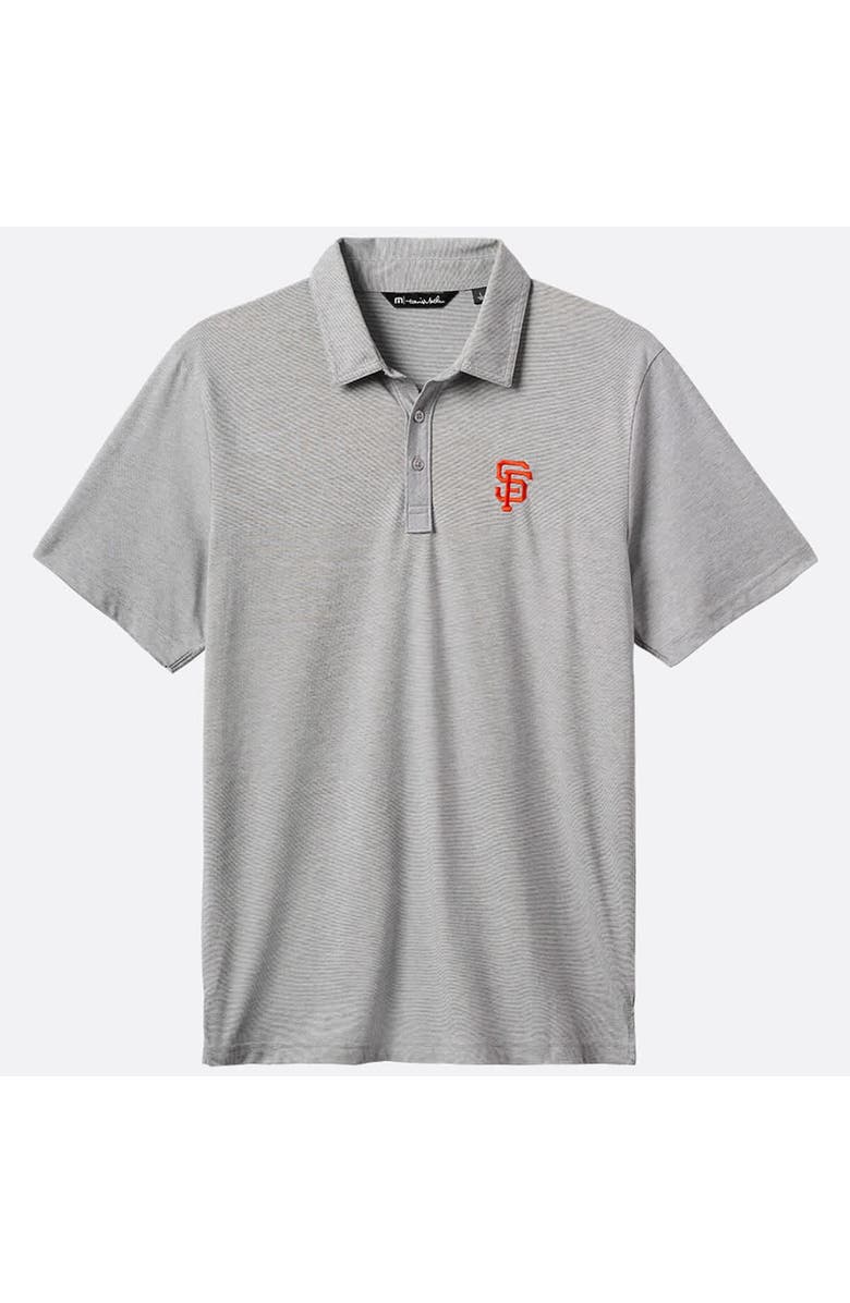 TravisMathew Men's TravisMathew Gray San Francisco Giants The Zinna Polo, Alternate, color, Gray