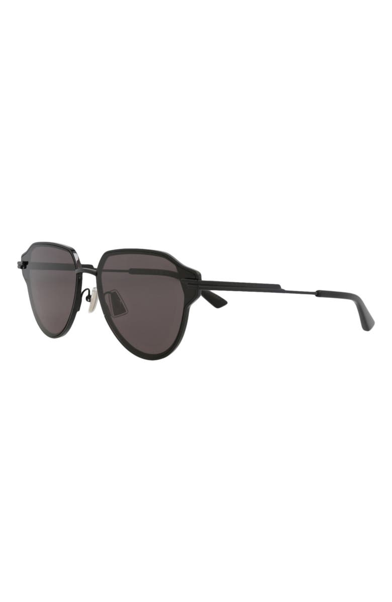 Bottega Veneta Sunglasses, Alternate, color, Black Black Grey