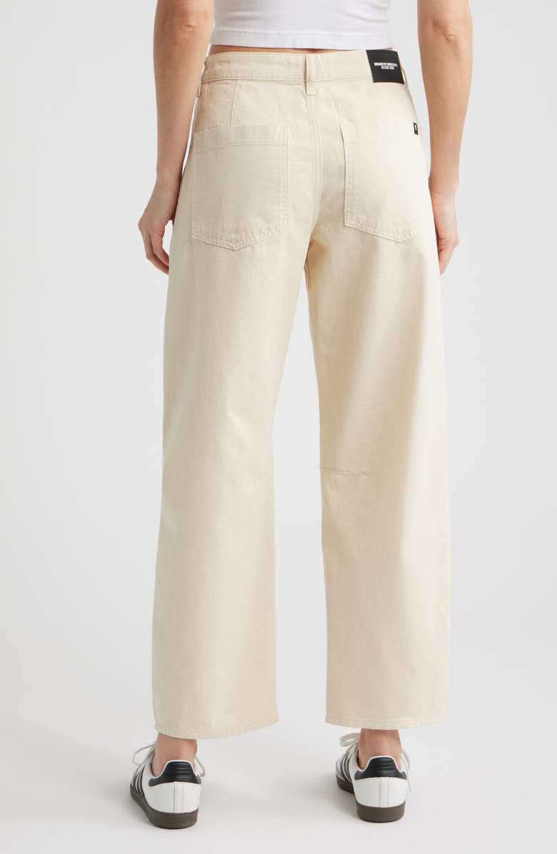 Brooklyn Industries Barrel Leg Cotton Chinos, Alternate, color, Sandshell Colored