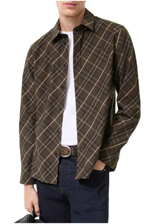 Classic Fit Check Cotton Shirt