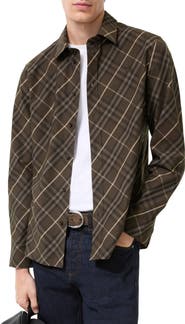 Burberry Classic Fit Check Cotton Shirt