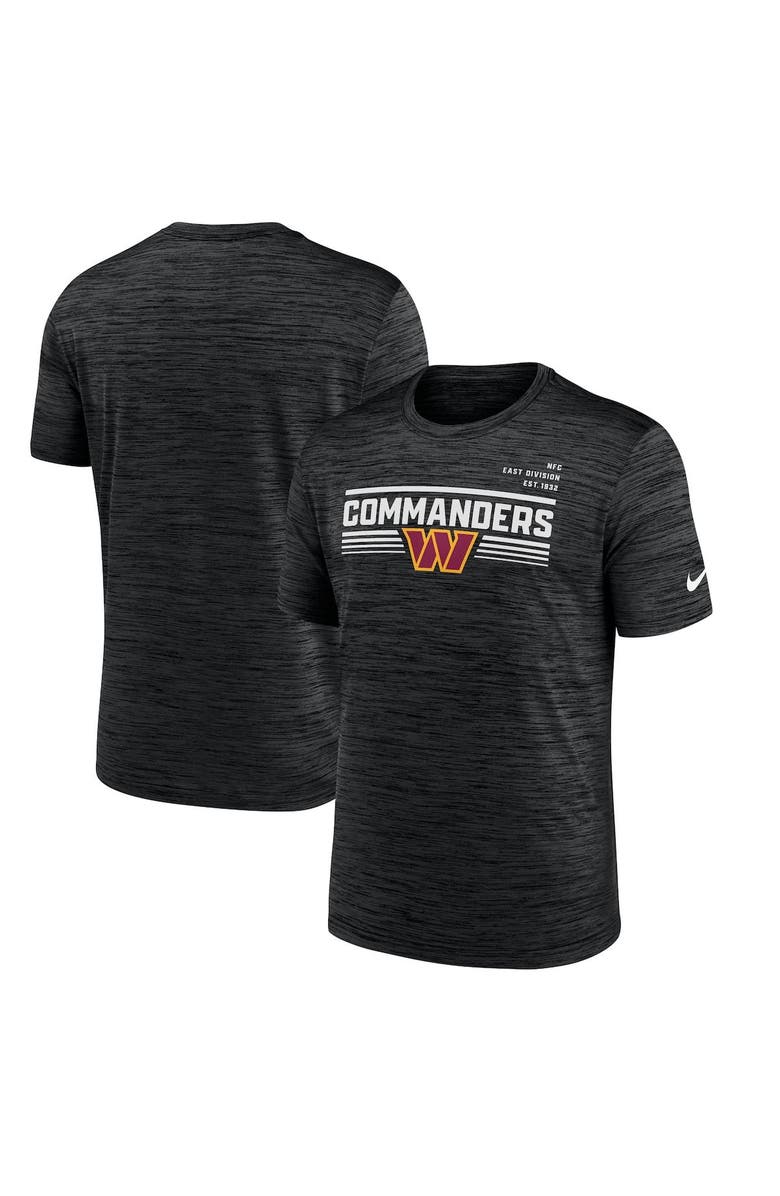 Nike Men's Nike Black Washington Commanders Yardline Velocity Performance T-Shirt, Main, color,