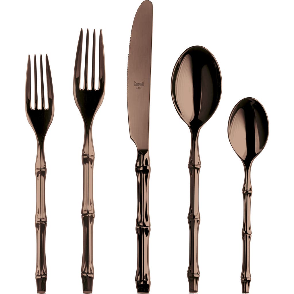 Mepra Bali Flatware Set In Brown
