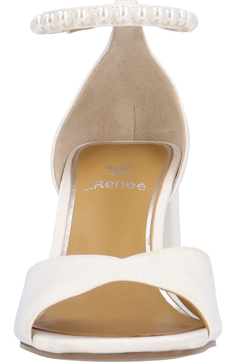 J. Reneé Nerida Ankle Strap Sandal, Alternate, color, White