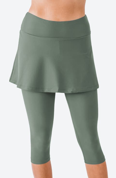 Skirted Swim Capris