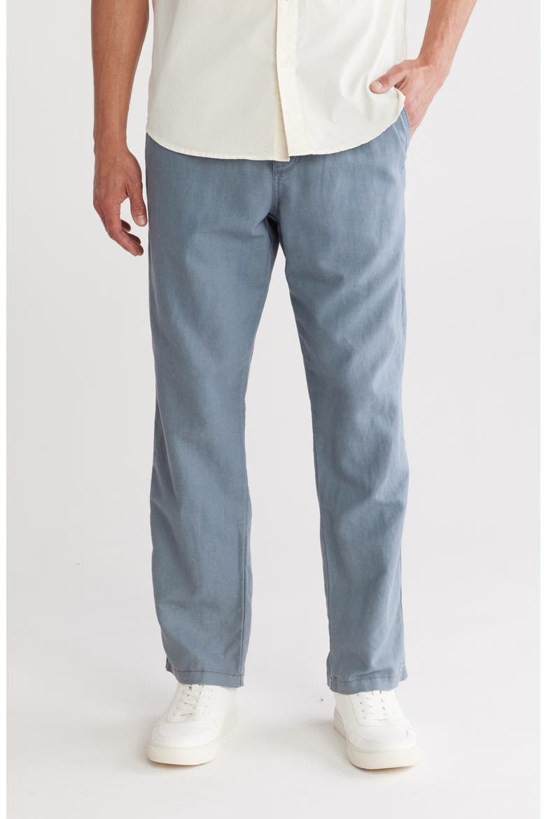 Pacifica Linen Blend Pull-On Pants, Main, color, GRAVITY