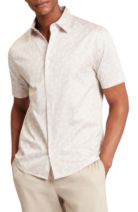 Afflek Short Sleeve Button-Up Shirt