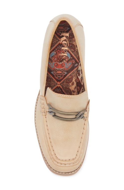 Korks Camilla Block Heel Loafer In Neutral