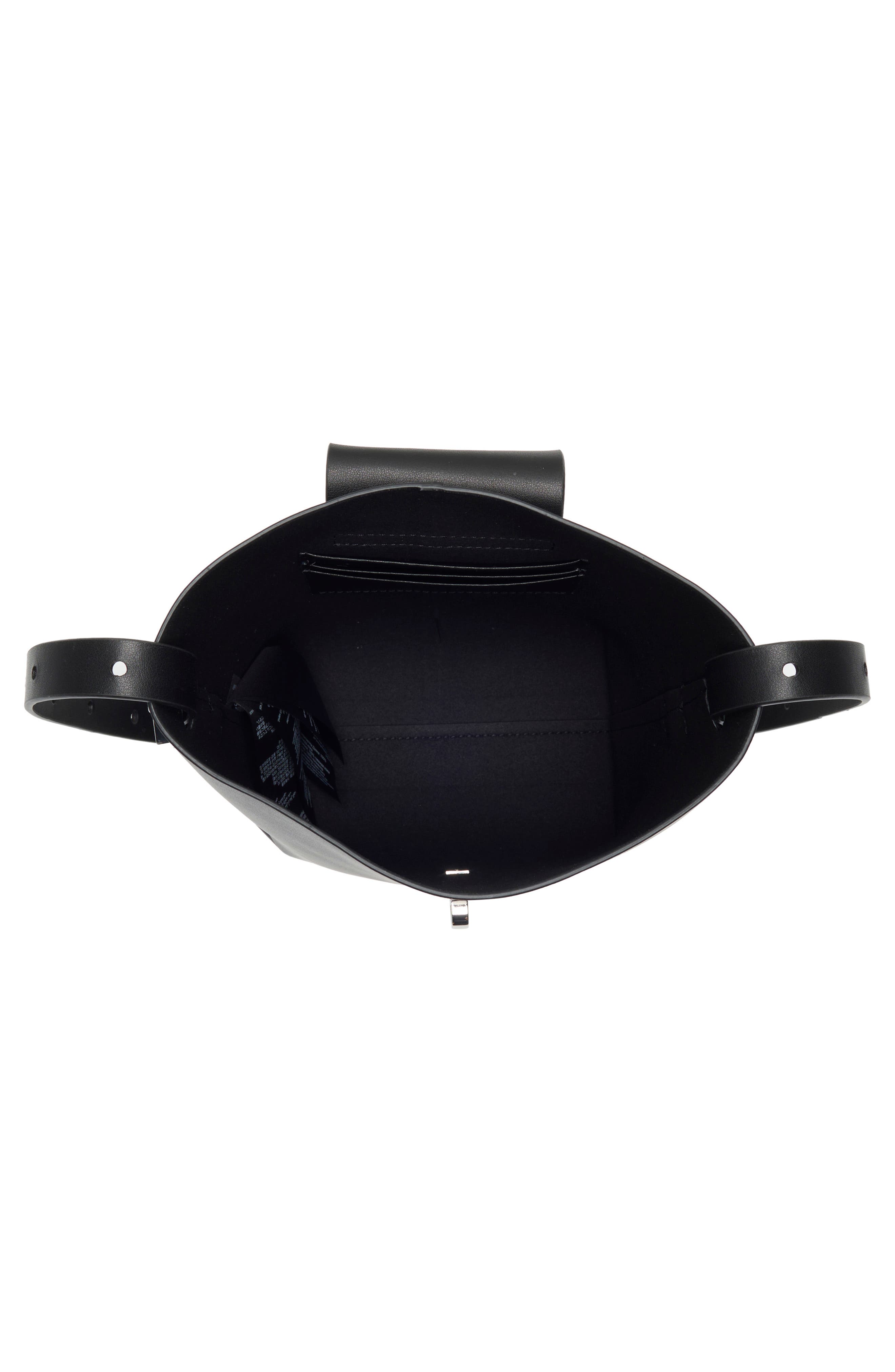 AllSaints Miro Crossbody Bag, Alternate, color, Black