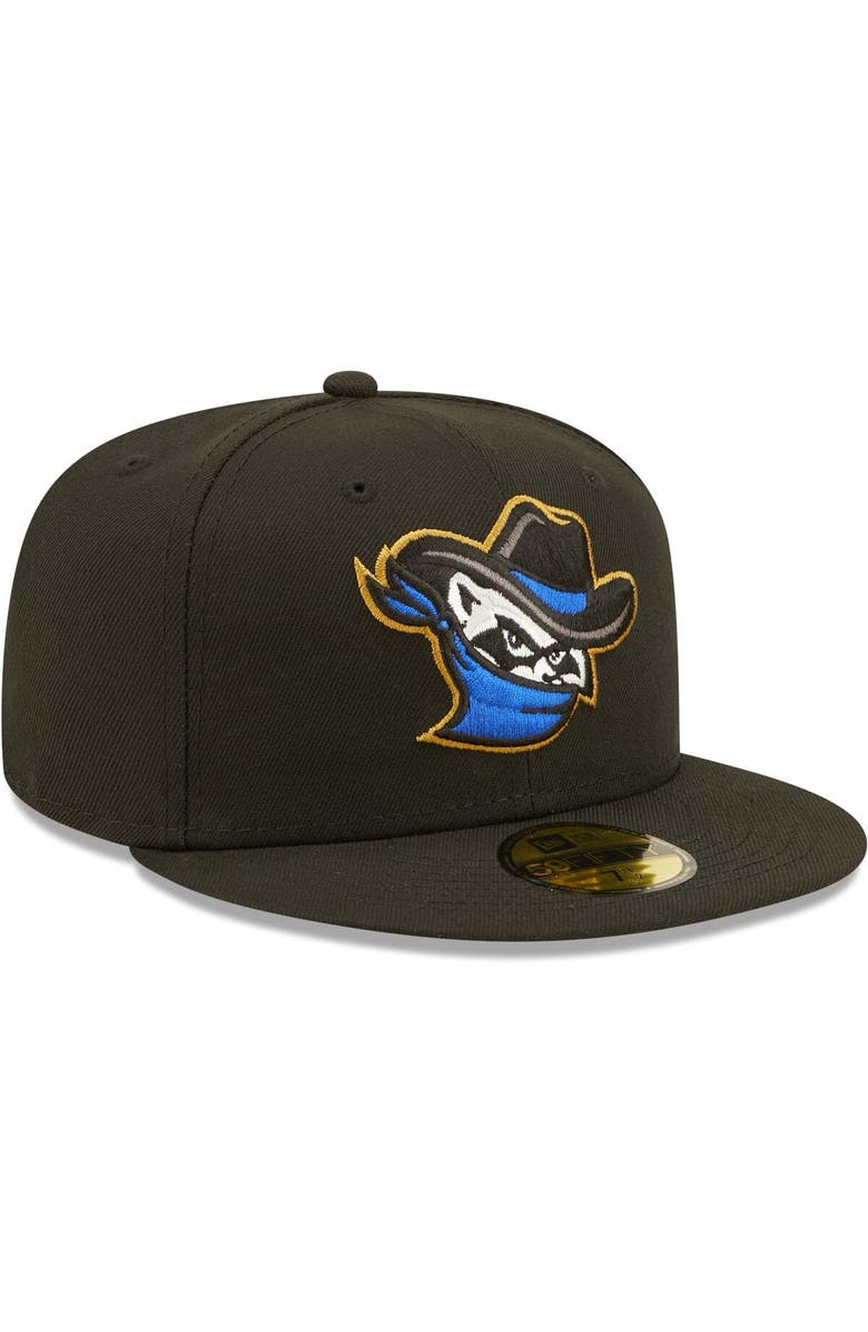 New Era Men's New Era Black Quad Cities River Bandits Authentic Collection Team Alternate 59FIFTY Fitted Hat, Alternate, color, 