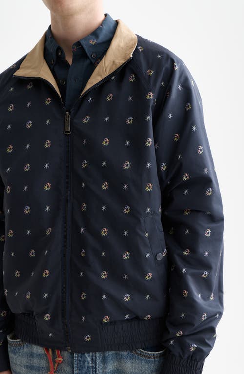 Scotch & Soda Reversible Water Repellent Cotton Jacket In Black