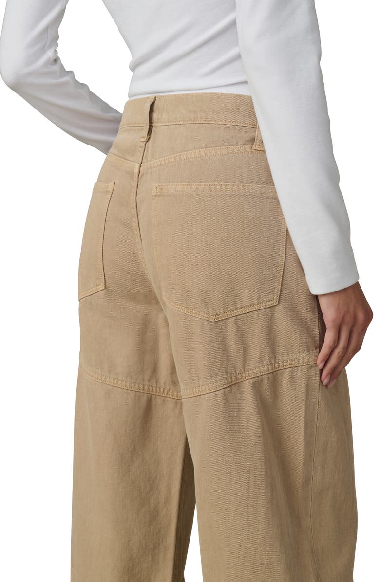 Joe's The Harlowe Seamed High Waist Wide Leg Jeans, Alternate, color, Tigers Eye