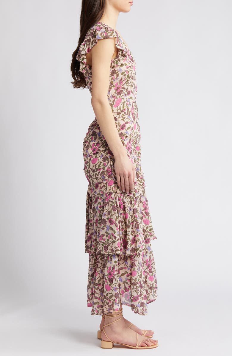 Cleobella Bryce Chiffon Maxi Dress, Alternate, color, 