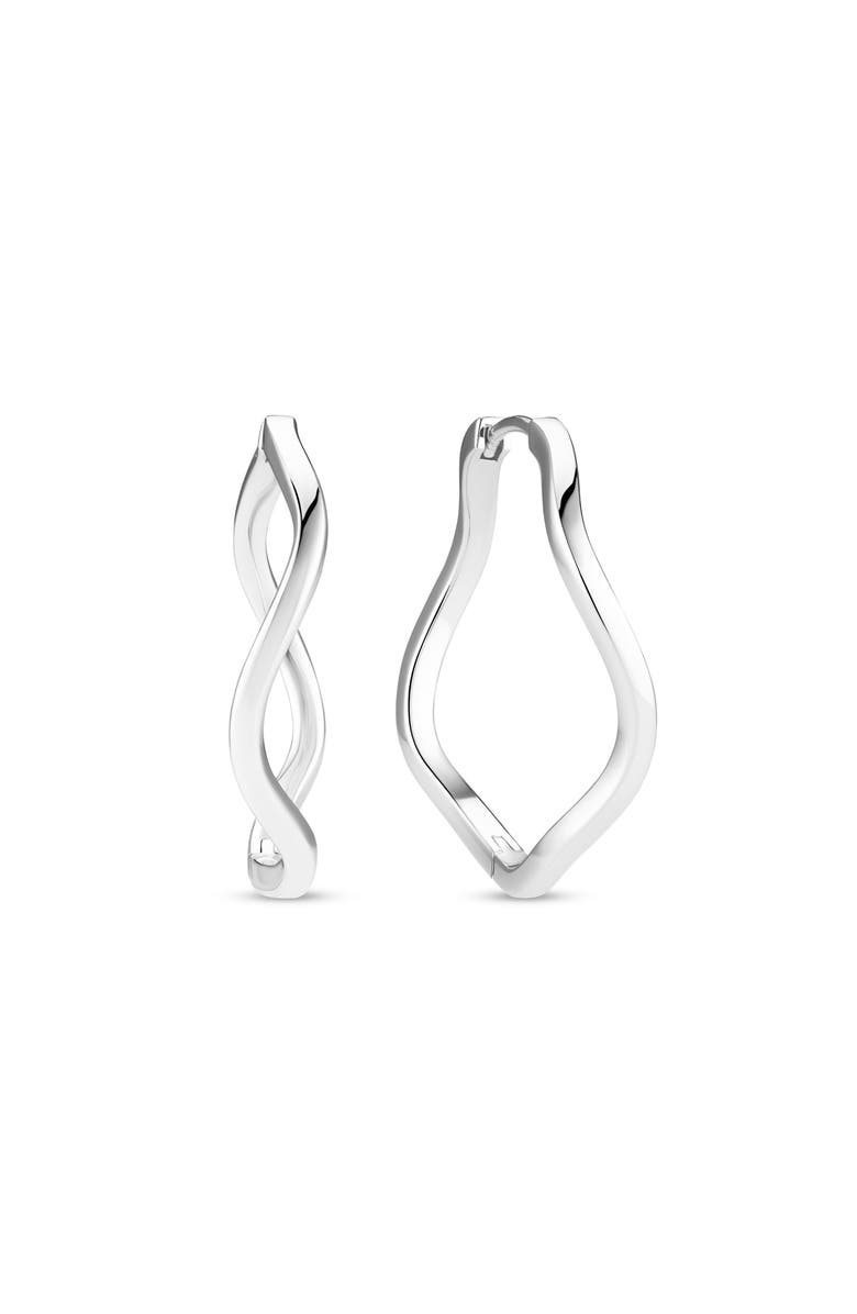 Sif Jakobs Jewellery Earrings Ellera Waves Pianura, Main, color, 925 Sterling Silver