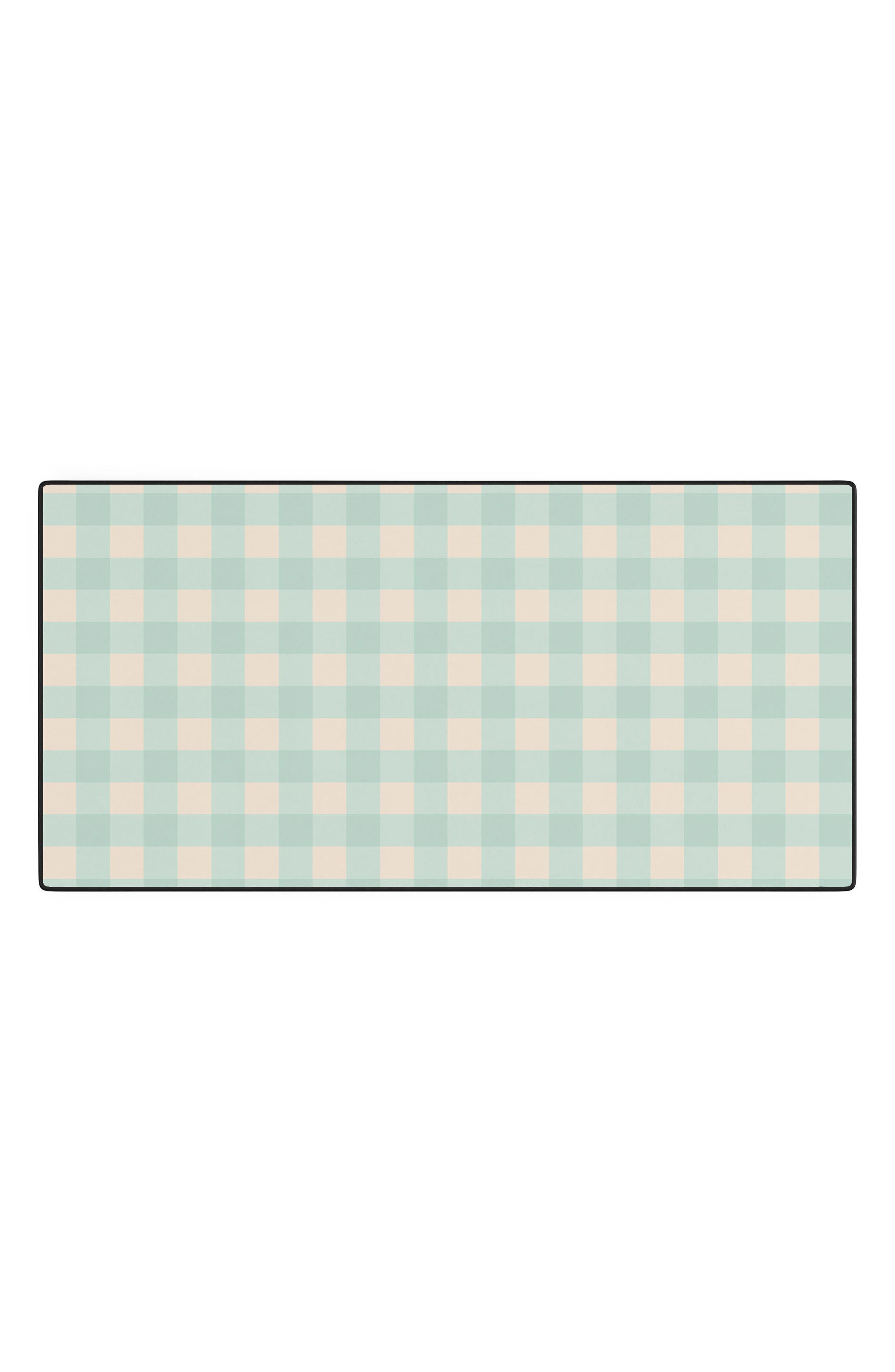 Deny Designs Gingham Print Desk Mat
