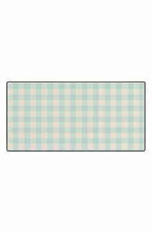 Deny Designs Gingham Print Desk Mat