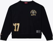 Mitchell & Ness Women's Mitchell & Ness  Black Vegas Golden Knights Crewneck Sweatshirt