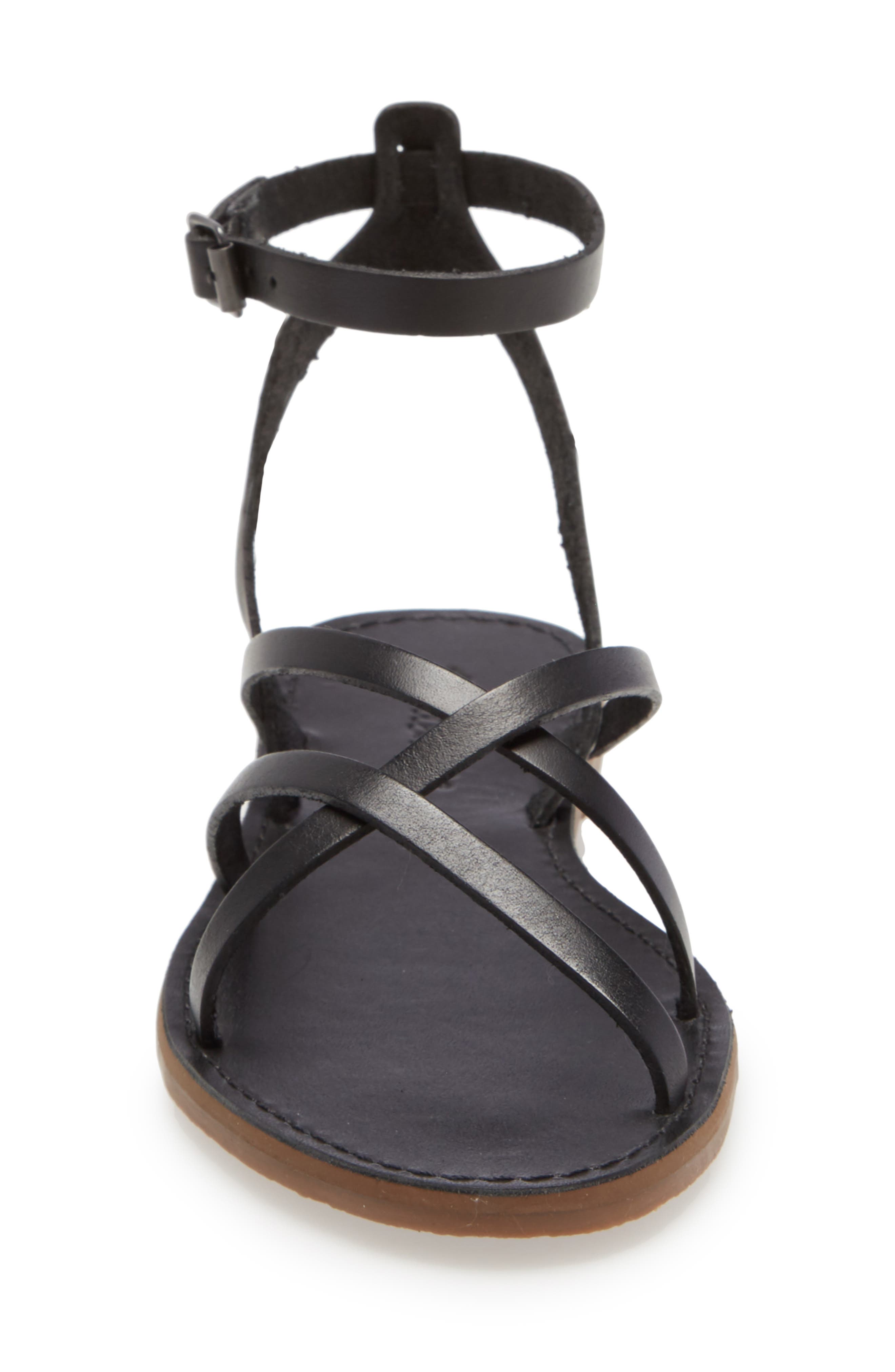 Madewell The Boardwalk Skinny Strap Sandal, Alternate, color, 