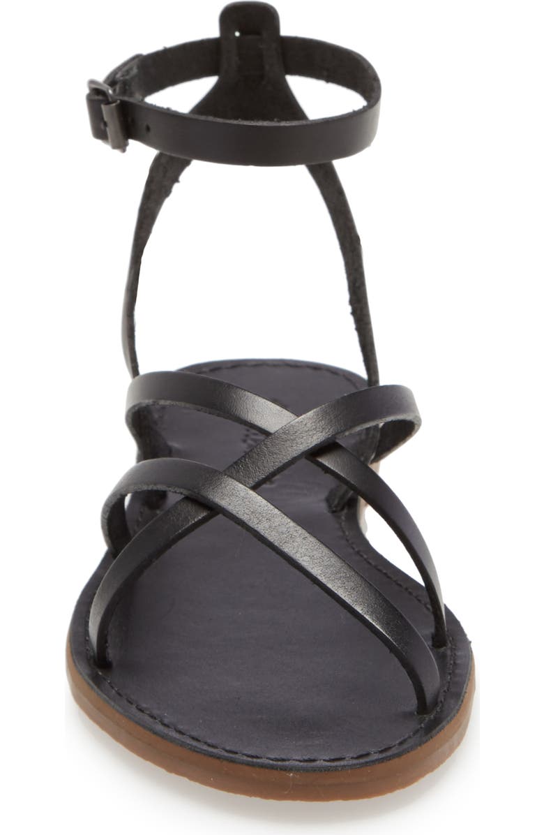 Madewell The Boardwalk Skinny Strap Sandal, Alternate, color,