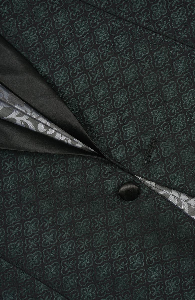 SAVILE ROW CO Shawl Collar One Button Printed Sportcoat, Alternate, color, 