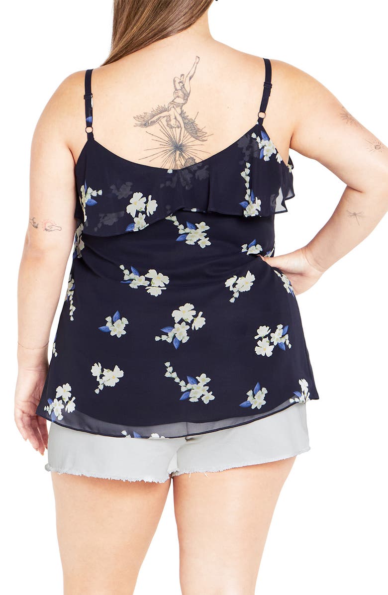 City Chic Nicole Camisole, Alternate, color, Demure Floral