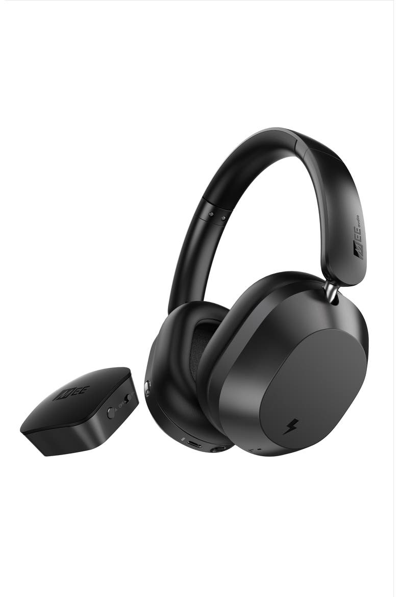 T1CMA3D Matrix Cinema 3D TV Headphones + Connect Transmitter Bundle, Alternate, color, Black