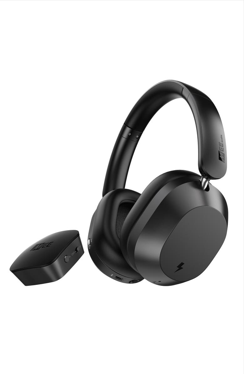 MEE audio T1CMA3D Matrix Cinema 3D TV Headphones + Connect Transmitter Bundle, Alternate, color, Black