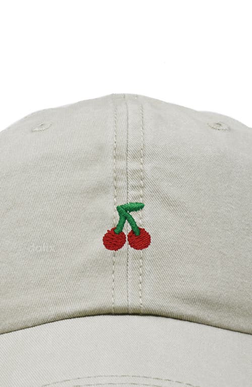 Dalix Lil Cherry Dad Cap In White